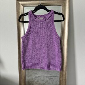 J. Crew Lavender Knit Tank Top